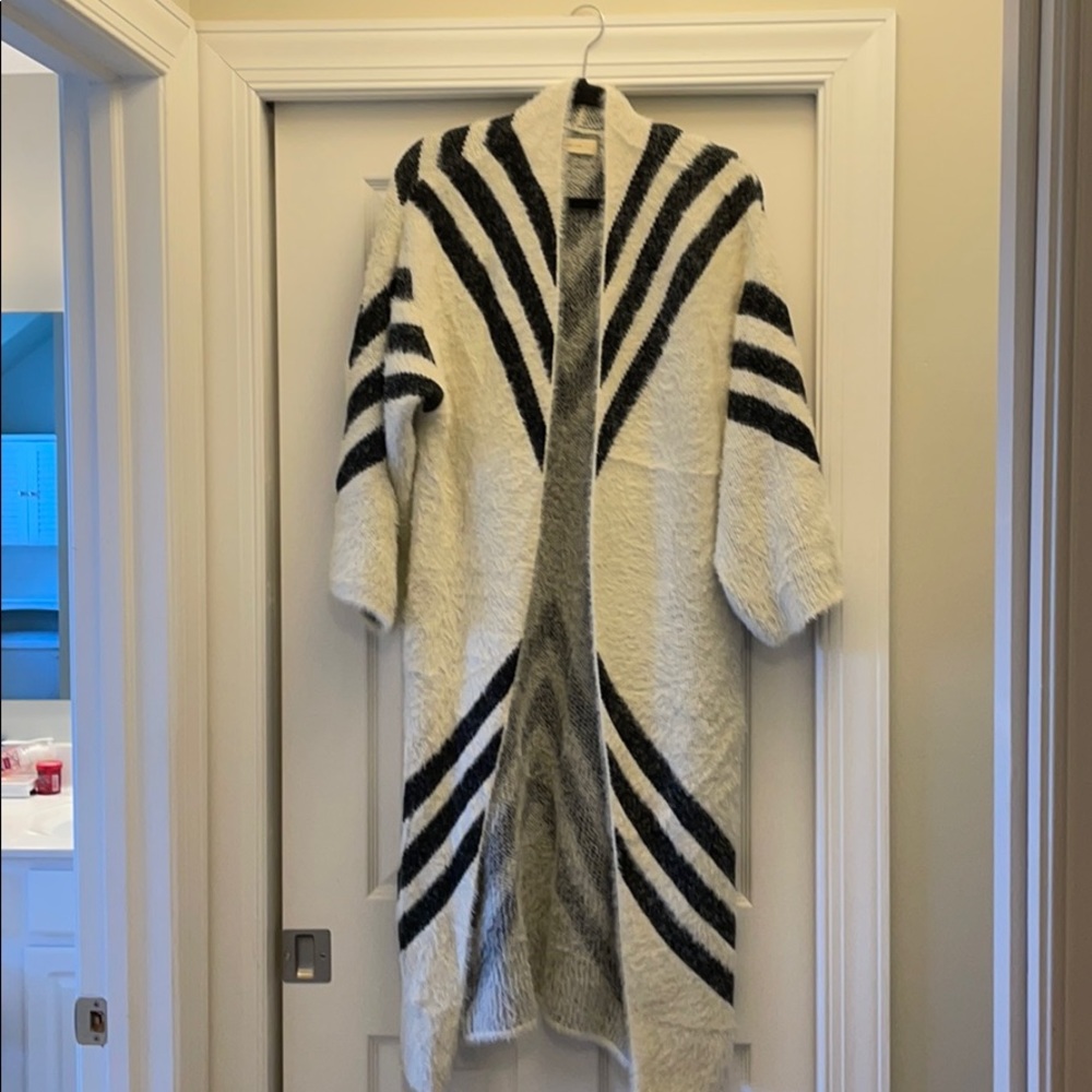 Anthropolgie Sleeping on snow long cardigan